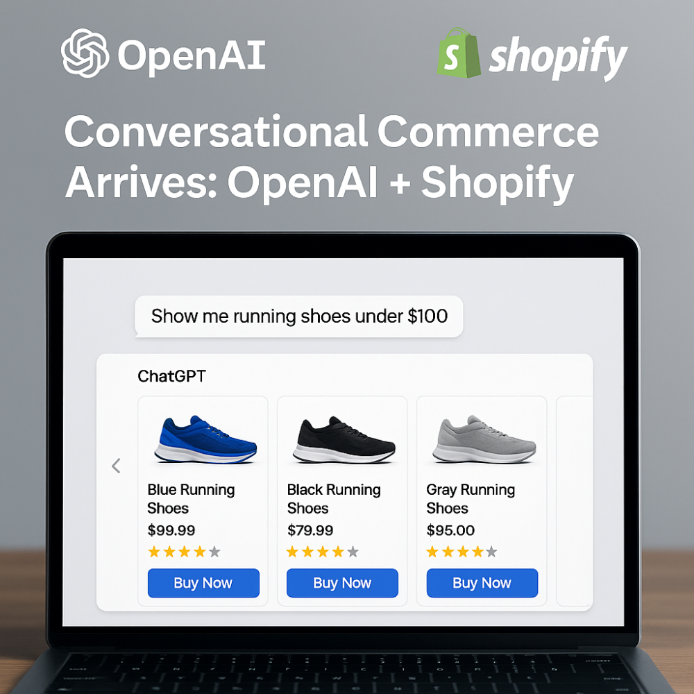 OpenAI, Chatgpt, Shopify, Conversational Commerce,